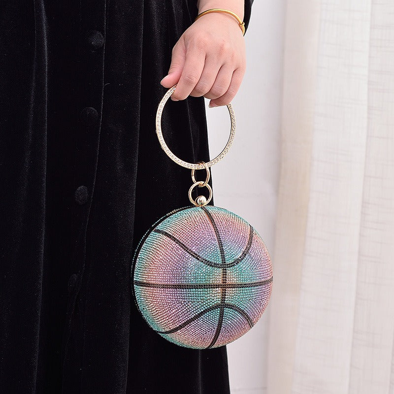 Harajuku Style Basketball Banquet Bag - Versatile Colorful Handheld Bag
