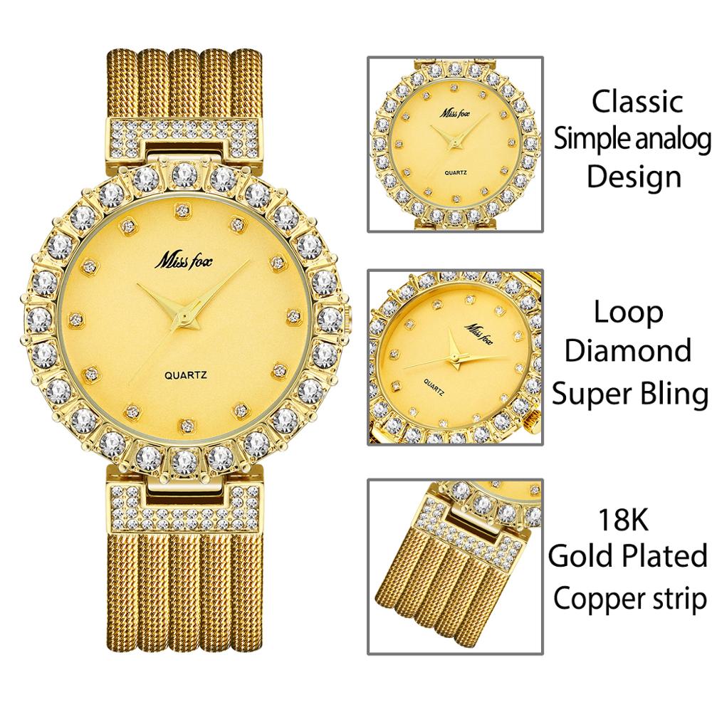 Luxury Diamond Women’s Watch - Waterproof Bracelet Style