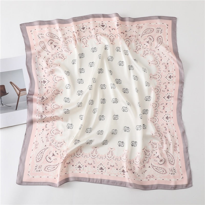 Playful Cashew Square Scarf - Versatile Women's Fashion Accessory