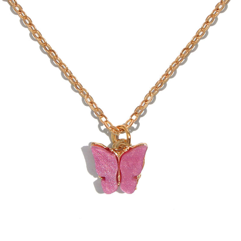 Sweet Butterfly Necklace - Harajuku Style Pendant
