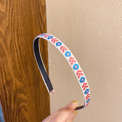 Ethnic Retro Embroidery Flower Headband