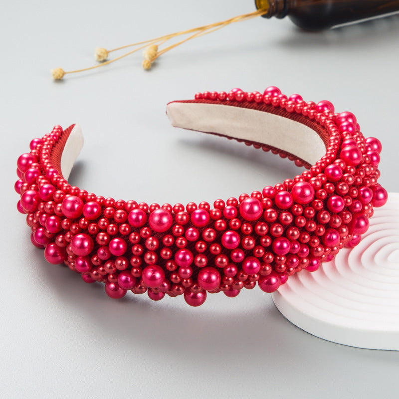 Baroque Pearl Hair Hoop Headband