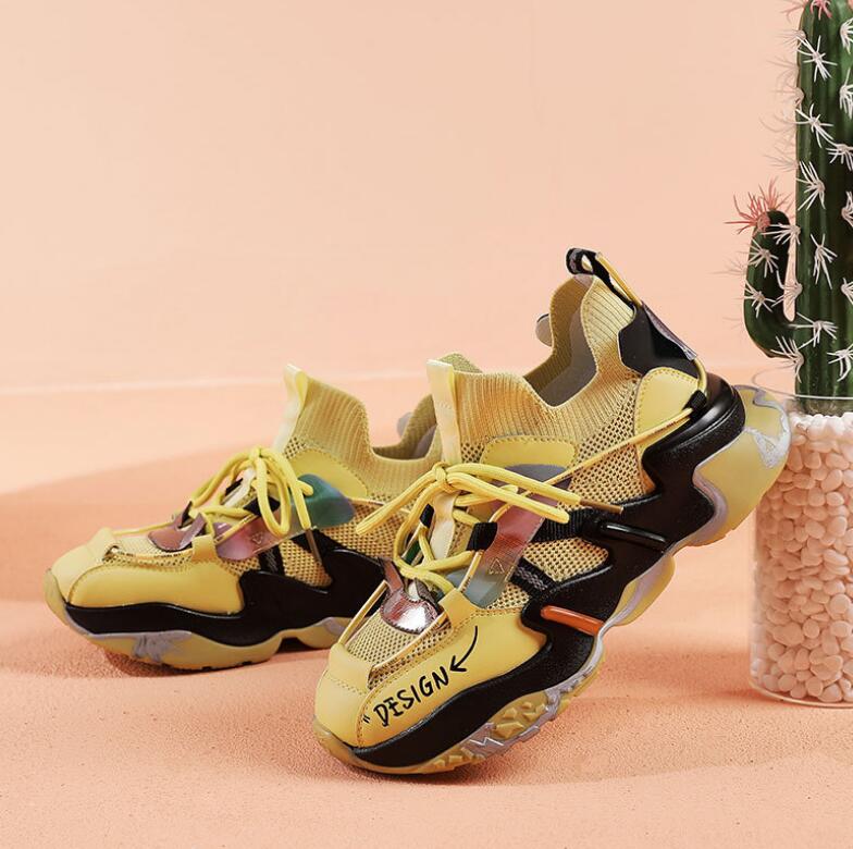 Breathable Lightweight Flat Platform Sneakers for Women