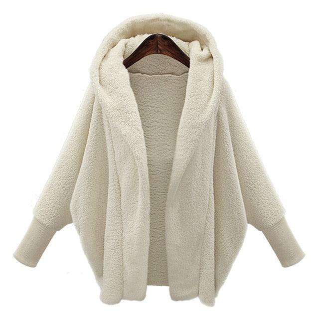 Harajuku Style Winter Faux Fur Hooded Coat
