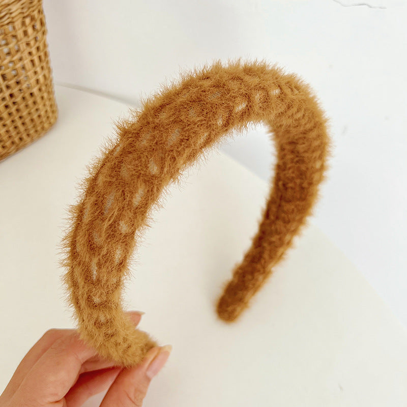 Japanese & Korean Mink Hair Hoop Headband