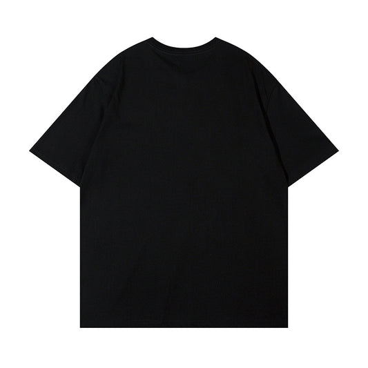 Graffiti Rabbit Print Short Sleeved Shirt — Harajuku Style Street Tee