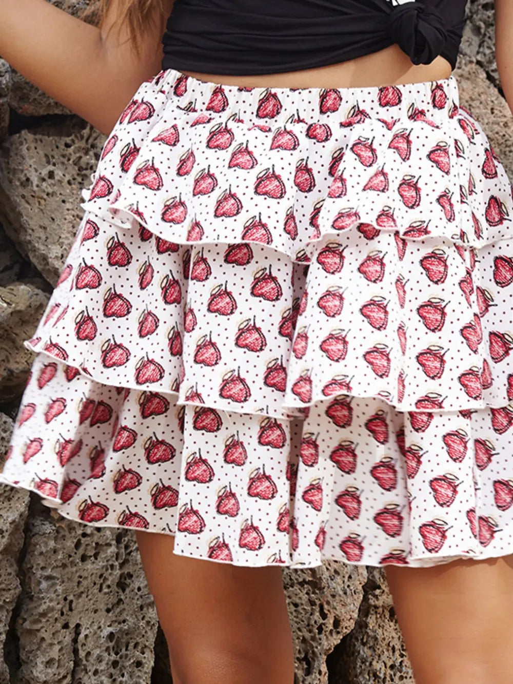 Layered Sheer Mini Skirt - Harajuku Style
