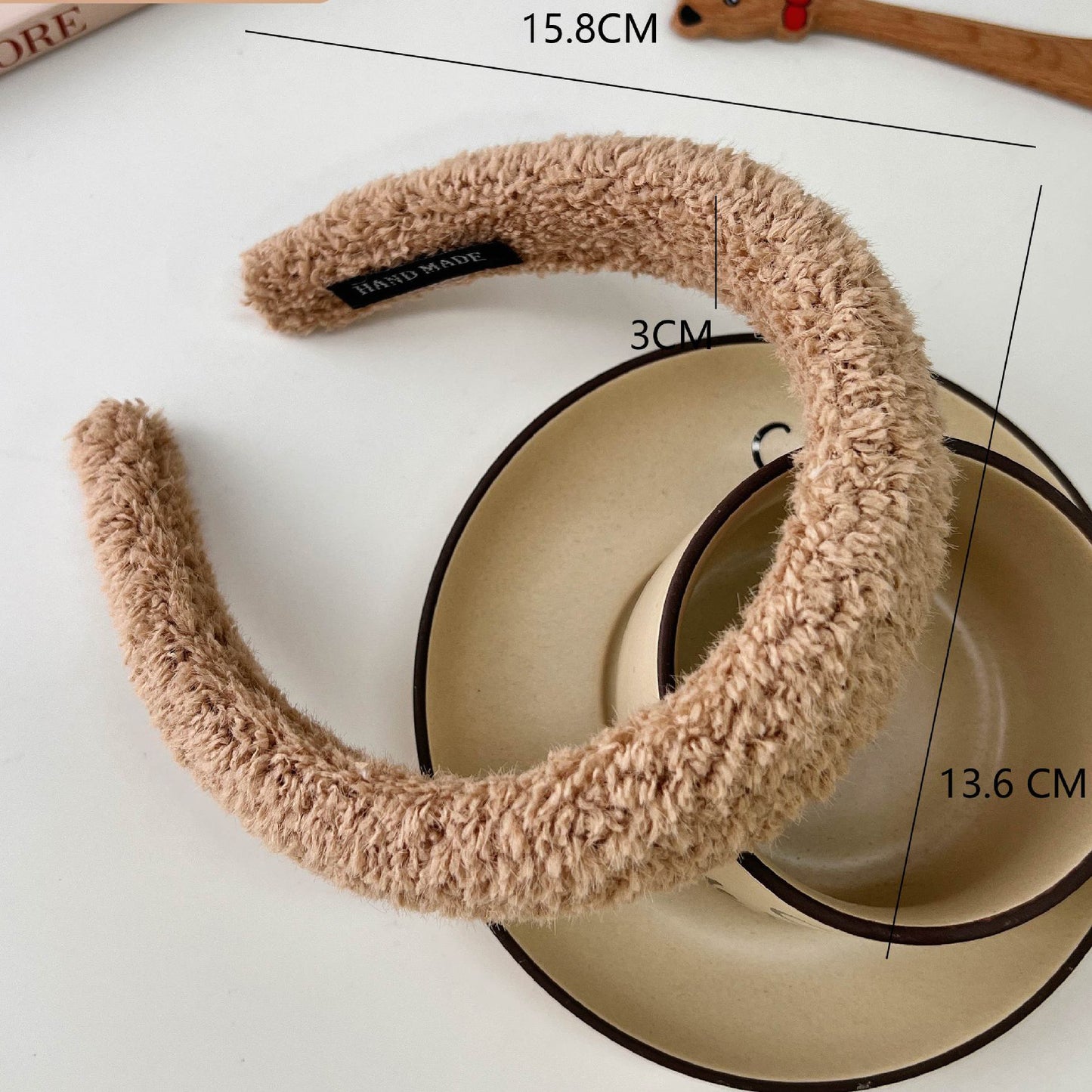 Coffee Color High Skull Top Hair Hoop