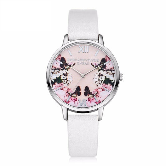 Flower Butterfly Ladies Bracelet Watch - Harajuku Style