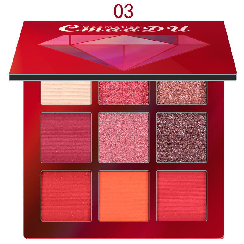 Diamond Shine Eyeshadow Palette - 9 Harajuku Colors