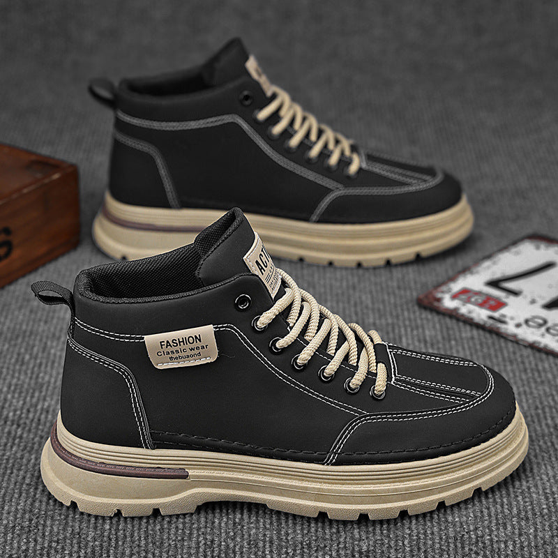 High Top Boots for Men - Trendy Casual Workwear