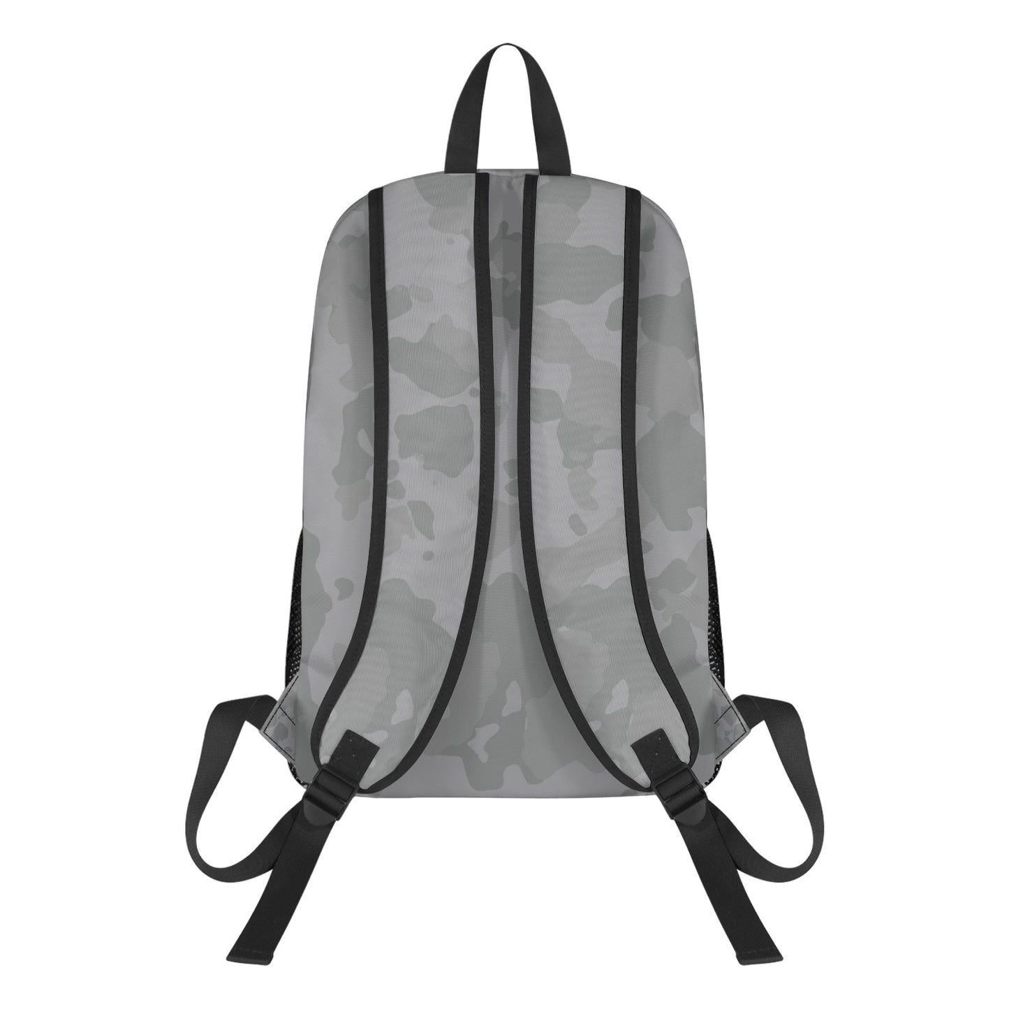 Gray Camo All Over Print Leisure Sports Backpack