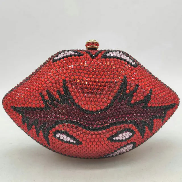 Harajuku Style Women’s Crystal Clutch Evening Bag
