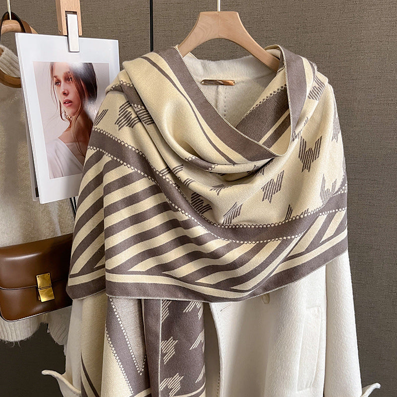 Luxury Cashmere Pashmina Scarf - Harajuku Style