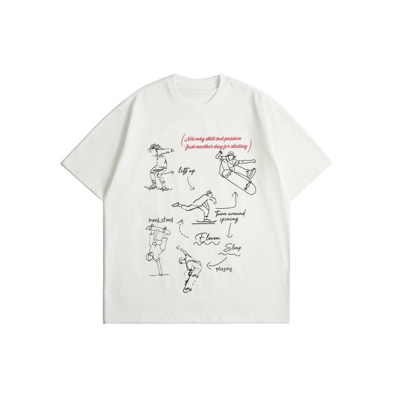 Harajuku Style Loose Fit Short Sleeve T-Shirt