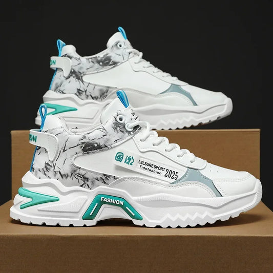 Height Increasing High Top Sports Shoes for Men