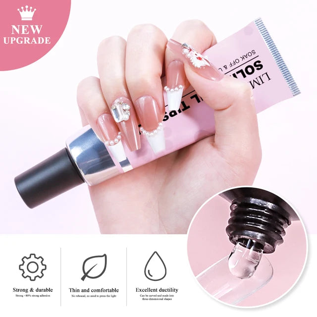 Strong Nail Tips Glue Gel UV - 20ml/30ml for Harajuku Nail Art