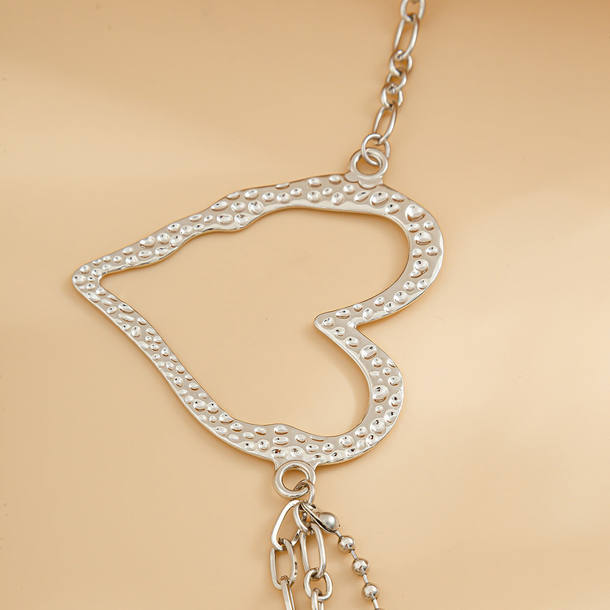 Exaggerated Big Love Waist Chain - Harajuku Style