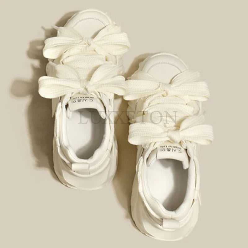 Harajuku Style Women’s Platform Sneakers – Lightweight & Breathable