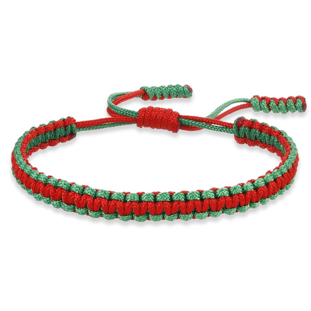 Ethnic Tibetan Buddha Amulet Bracelets - Handmade Multicolor