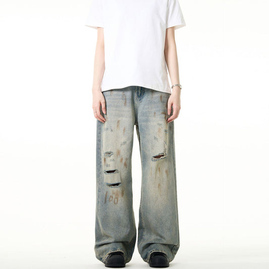 Vintage Ripped Jeans for Men - Summer Edition