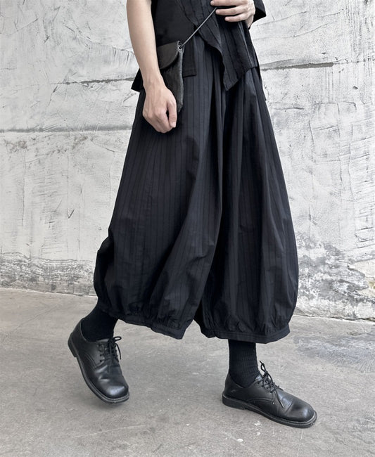 Goth Women Loose Ninth Pants - Harajuku Fashion