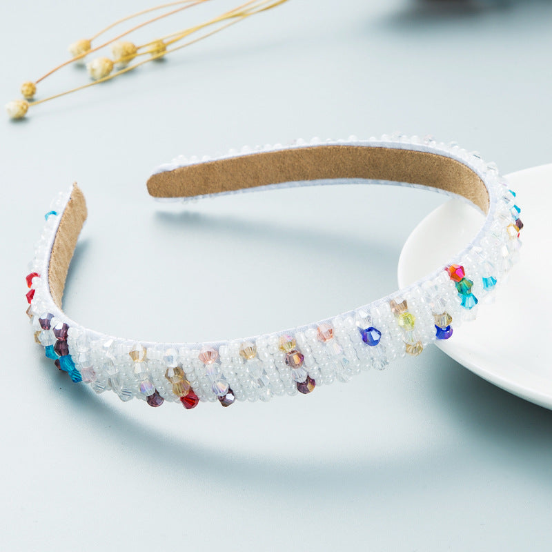 Hand-woven Beaded Hair Hoop Headband