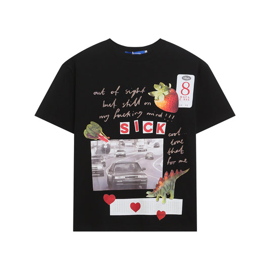 Harajuku Style Women’s Slim Fit Short Sleeve T-Shirt