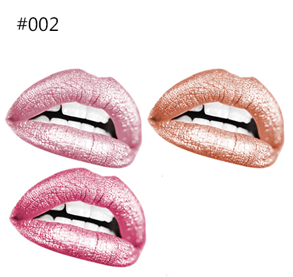 12 Colors Playful Glitter Metallic Lip Gloss - Waterproof & Moisturizing