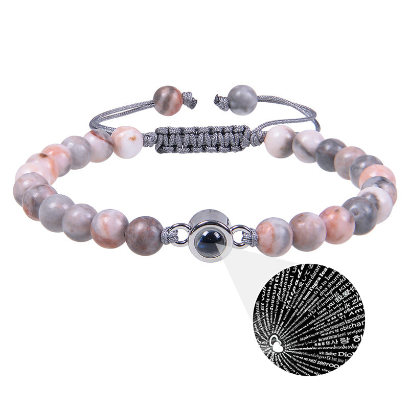 100 Languages I Love You Photo Projection Bracelet