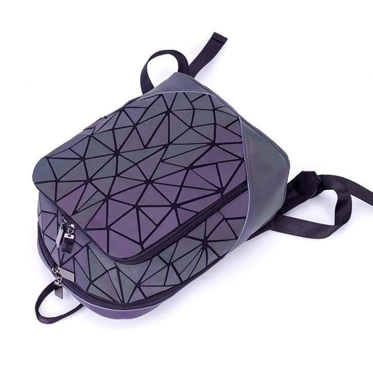 Hype Geometric Prism Luminous Backpack - Larger Size