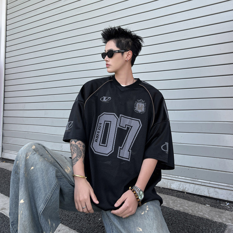 Harajuku Style Breathable Letter Print T-shirt