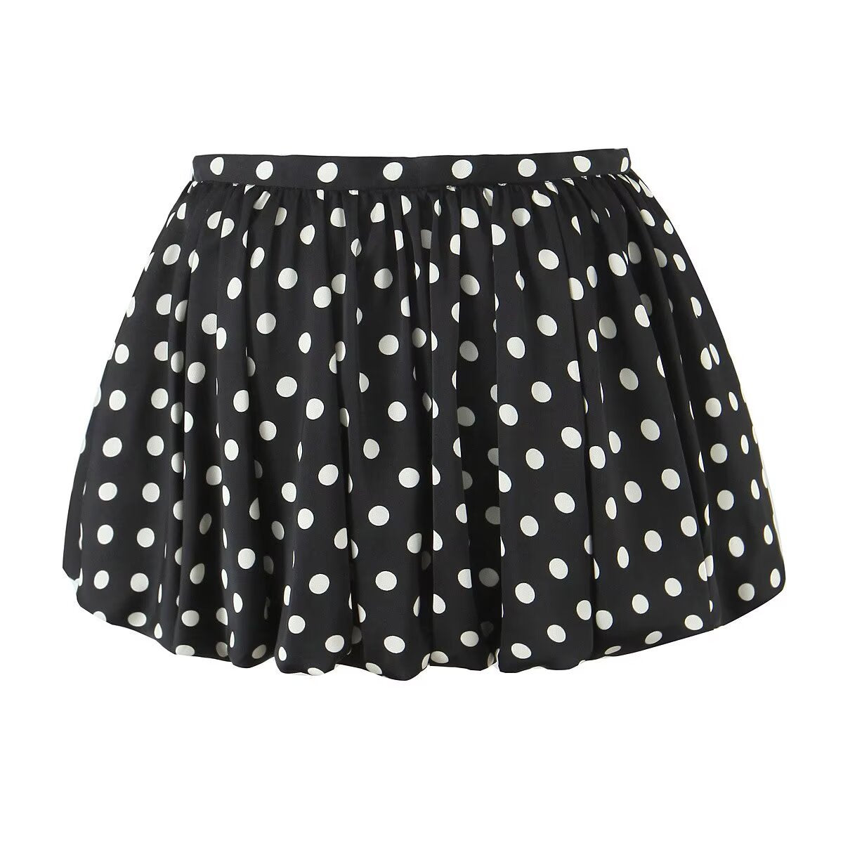 Playful Storm Point Flower Bud Half Skirt Shorts for Women