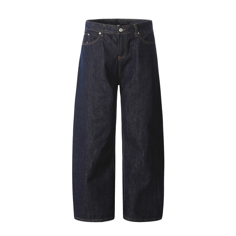 Harajuku Style Cow Bell Bottom Jeans for Men
