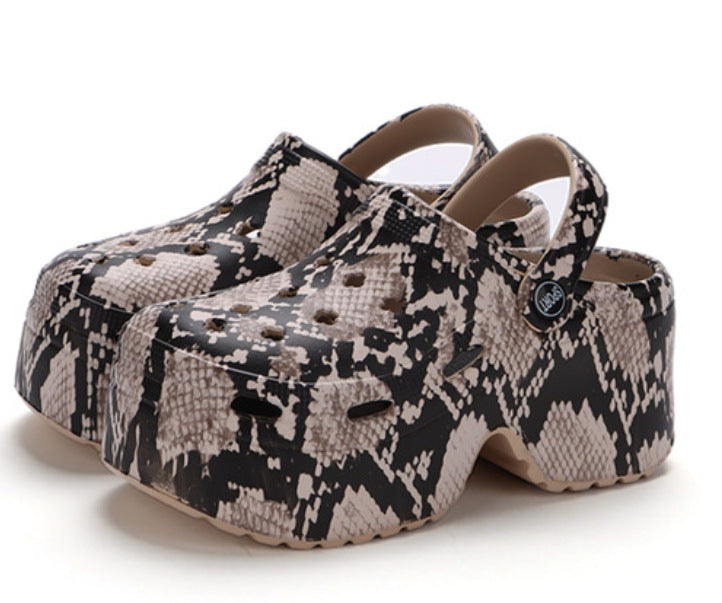Leopard Print Cave Shoes for Women