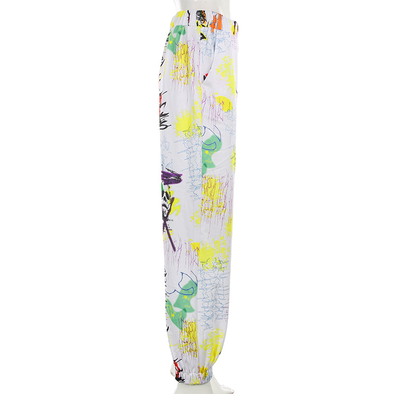 Sweetown Harajuku Baggy Cargo Pants for Women