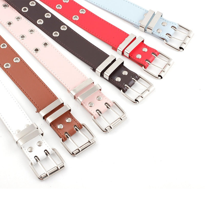 Gothic Punk Style Chain Decorative Eyelet Belt