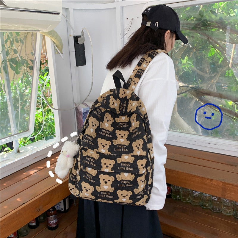 Harajuku Style Large Capacity Casual Backpack for Girls