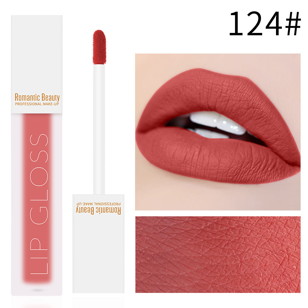 Velvet Matte Lip Glaze – Non-Stick Lip Gloss