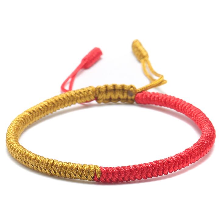 10pcs Multi Color Tibetan Buddhist Good Luck Charm Bracelets