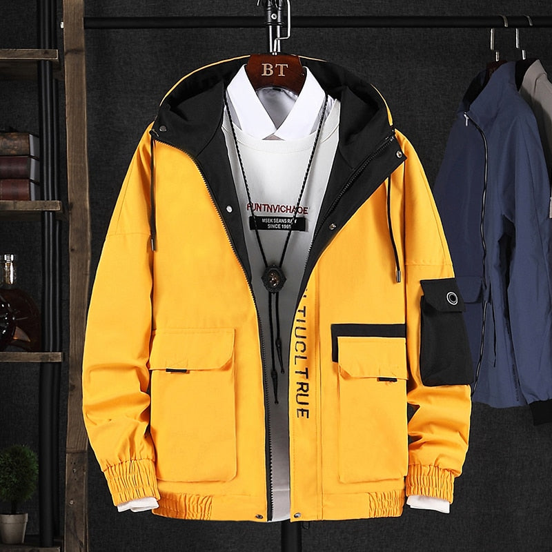 Men's Harajuku Casual Windbreaker Jacket