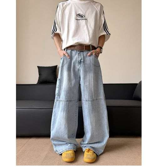 Casual Wide Leg Straight Leg Micro Flared Pants