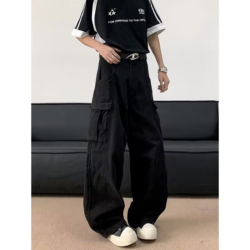 Multi Pocket Workwear Casual Pants