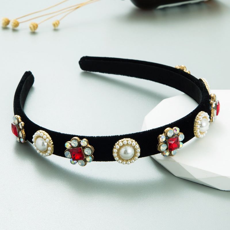 Baroque Court Diamond Tapered Headband
