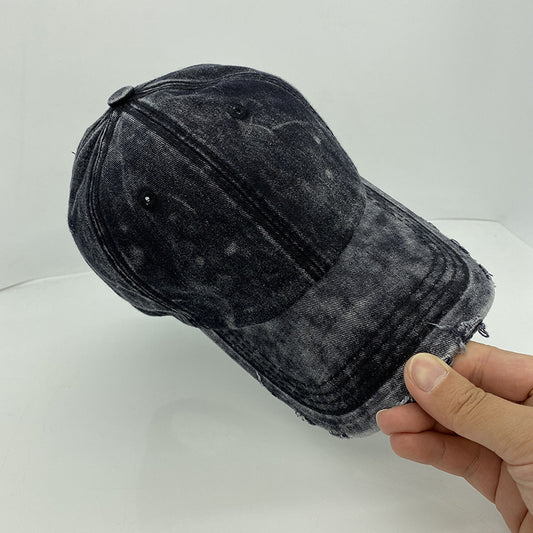 Retro Denim Baseball Cap for Women - Harajuku Style