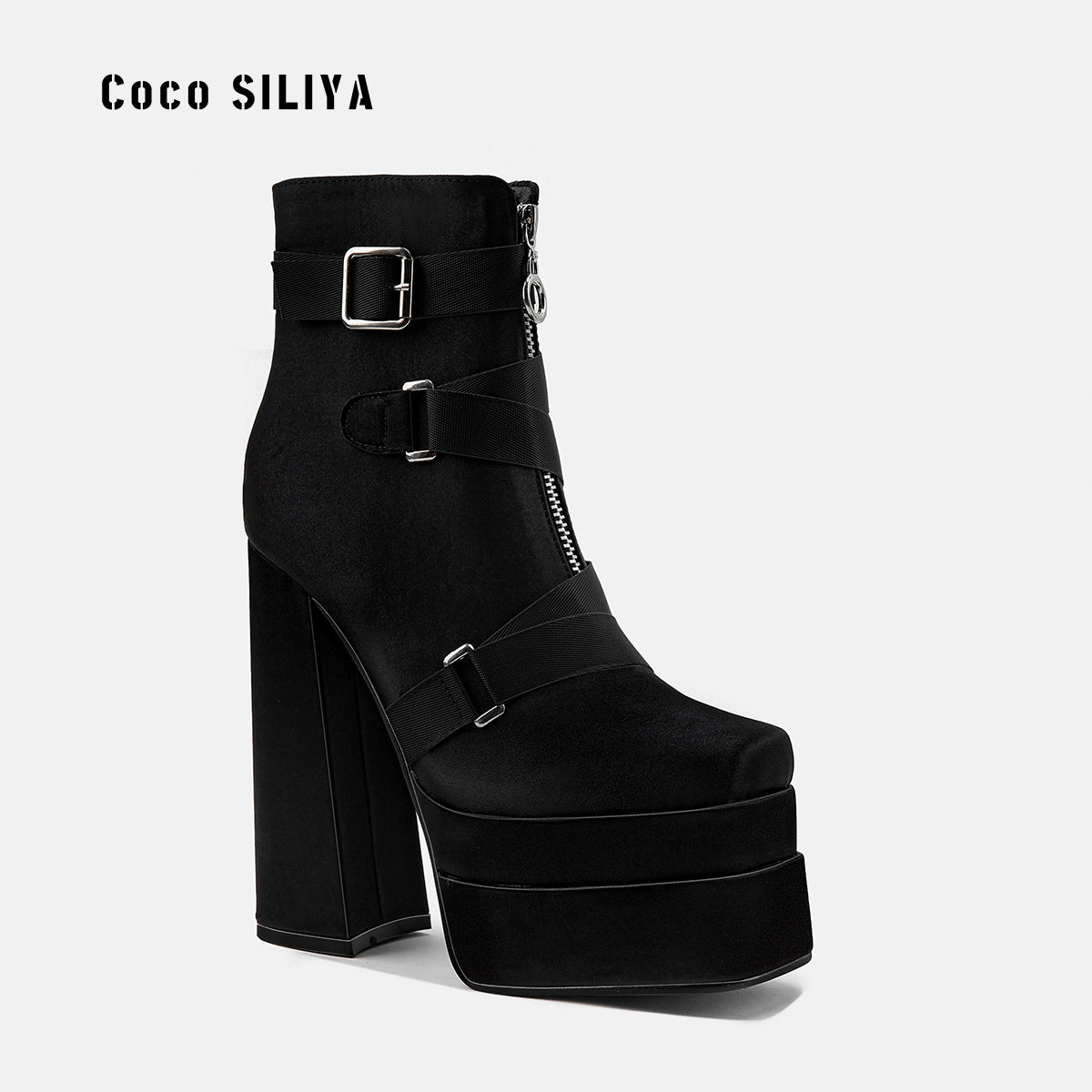 Harajuku Style Super High Heel 14cm Platform Boots