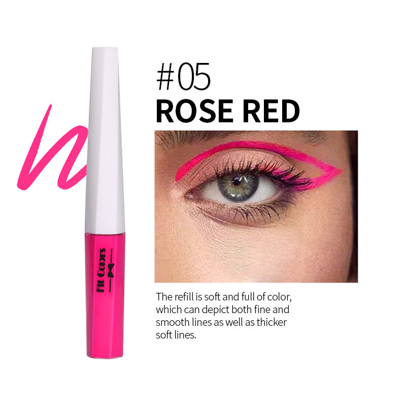 Rainbow Fluorescent Eyeliner - Waterproof & Quick-Drying