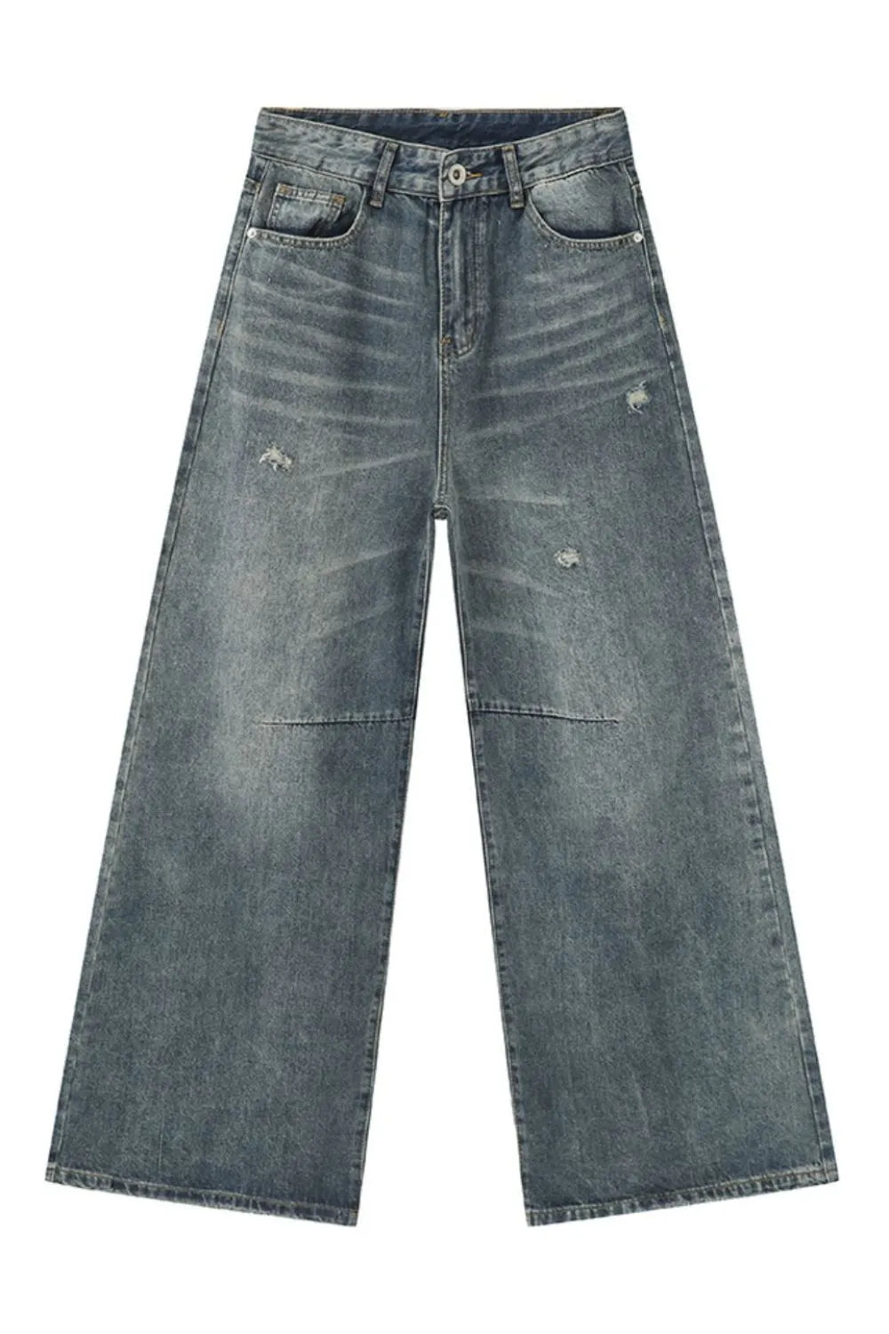 Distressed Wide Leg Men's Jeans – Harajuku Style
