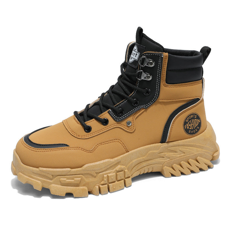Trendy High Top Boots for Men - Outdoor Versatility