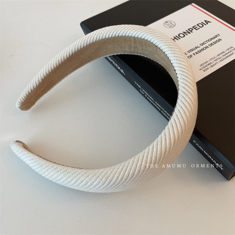Korean Retro Corduroy Hair Band